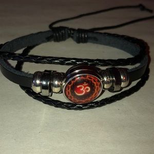 Crown Chakra Om bracelet